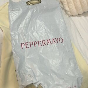 Band new just opened yellow pepper mayo dress